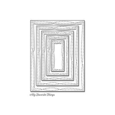 My Favorite Things - Stanzschablonen - Wonky Stitched Rectangle STAX